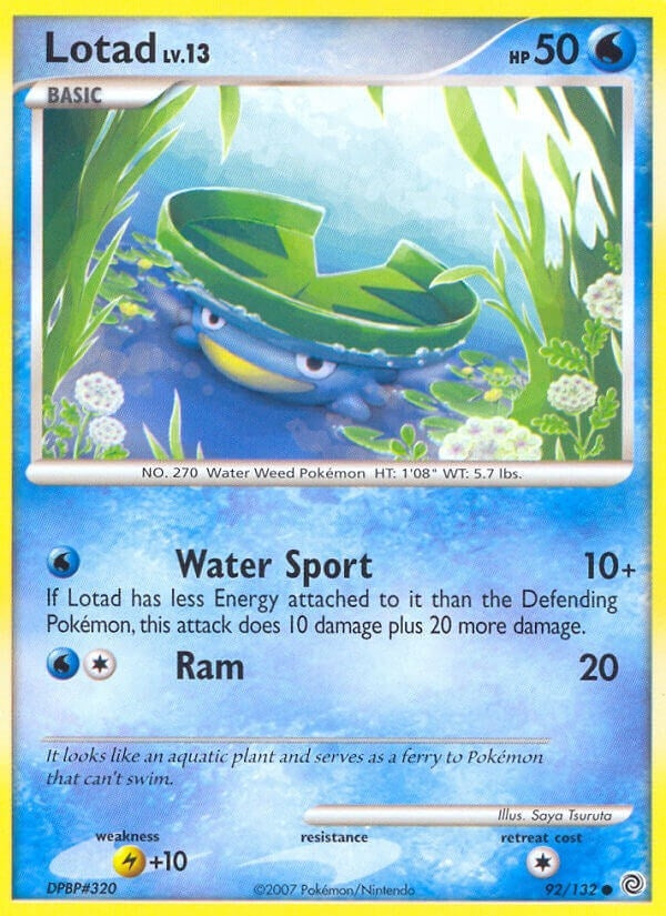Image for Lotad (Secret Wonders) (92/132) - Pokemon