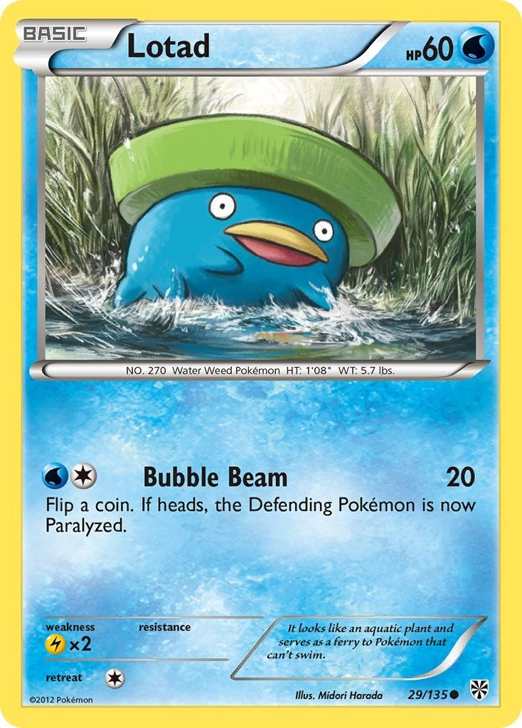 Image for Lotad (Plasma Storm) (29/135) - Pokemon