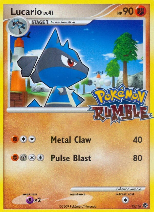 Image for Lucario (Rumble) (12) - Pokemon