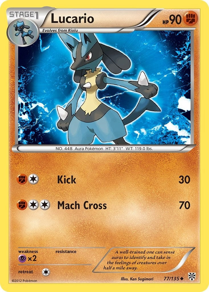 Image for Lucario (77) (Plasma Storm) (77/135) - Pokemon
