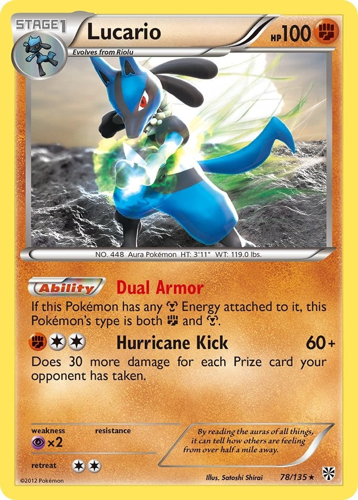 Image for Lucario (78) (Plasma Storm) (78/135) - Pokemon