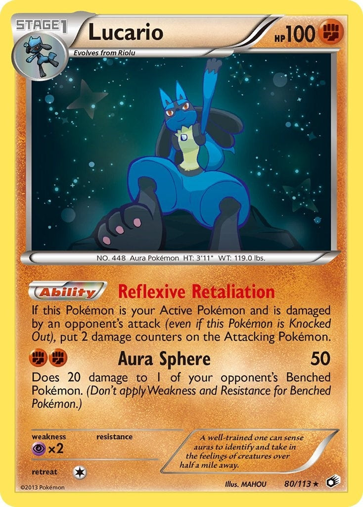 Image for Lucario (Legendary Treasures) (80/113) - Pokemon