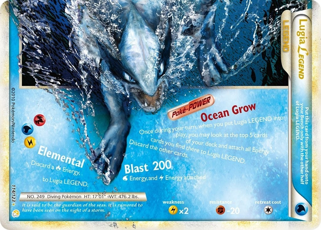 Image for Lugia Legend (Bottom) (HeartGold SoulSilver) (114/123) - Pokemon