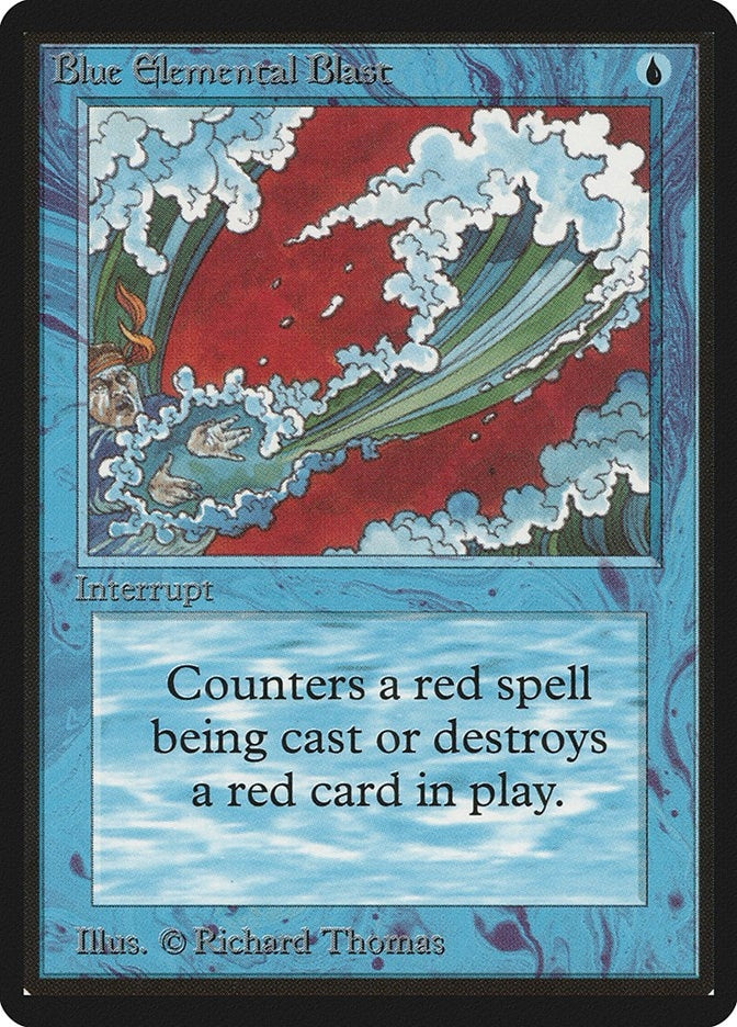 Image for Blue Elemental Blast (Beta Edition) - Magic: The Gathering