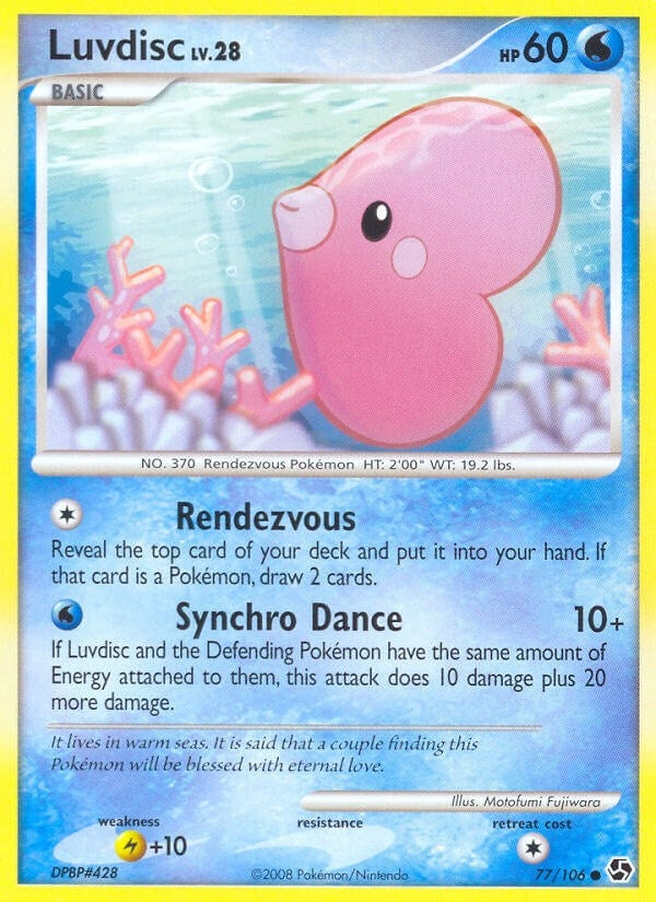 Image for Luvdisc (Great Encounters) (77/106) - Pokemon