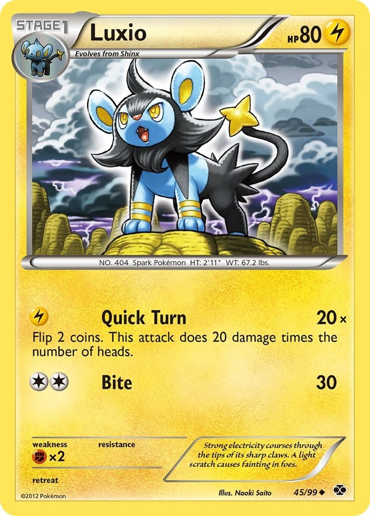 Image for Luxio (45) (Next Destinies) (45/99) - Pokemon