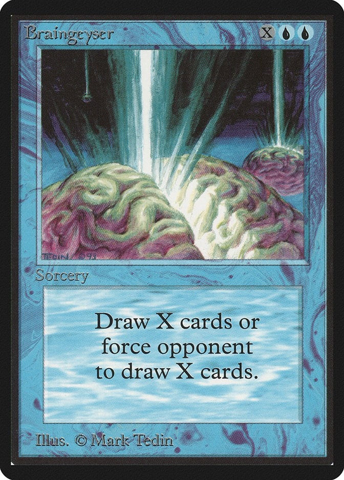 Image for Braingeyser (Beta Edition) - Magic: The Gathering