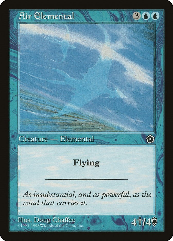 Image for Air Elemental (Portal Second Age) - Magic: The Gathering