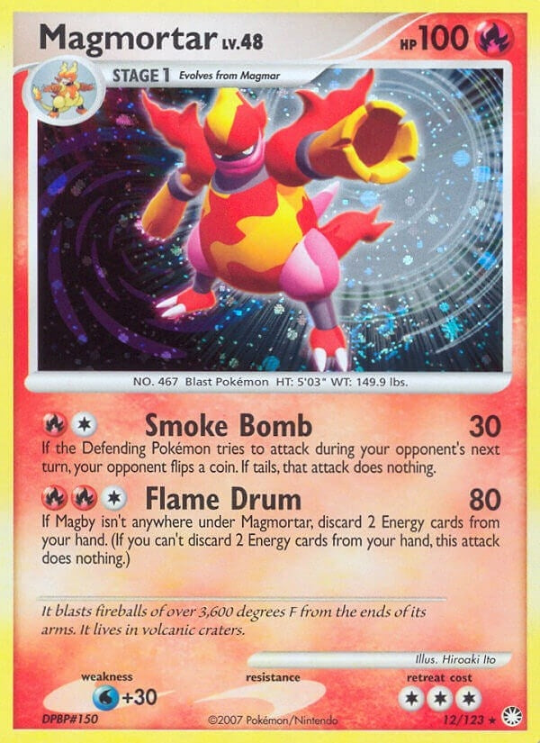 Image for Magmortar (Mysterious Treasures) (12/123) - Pokemon