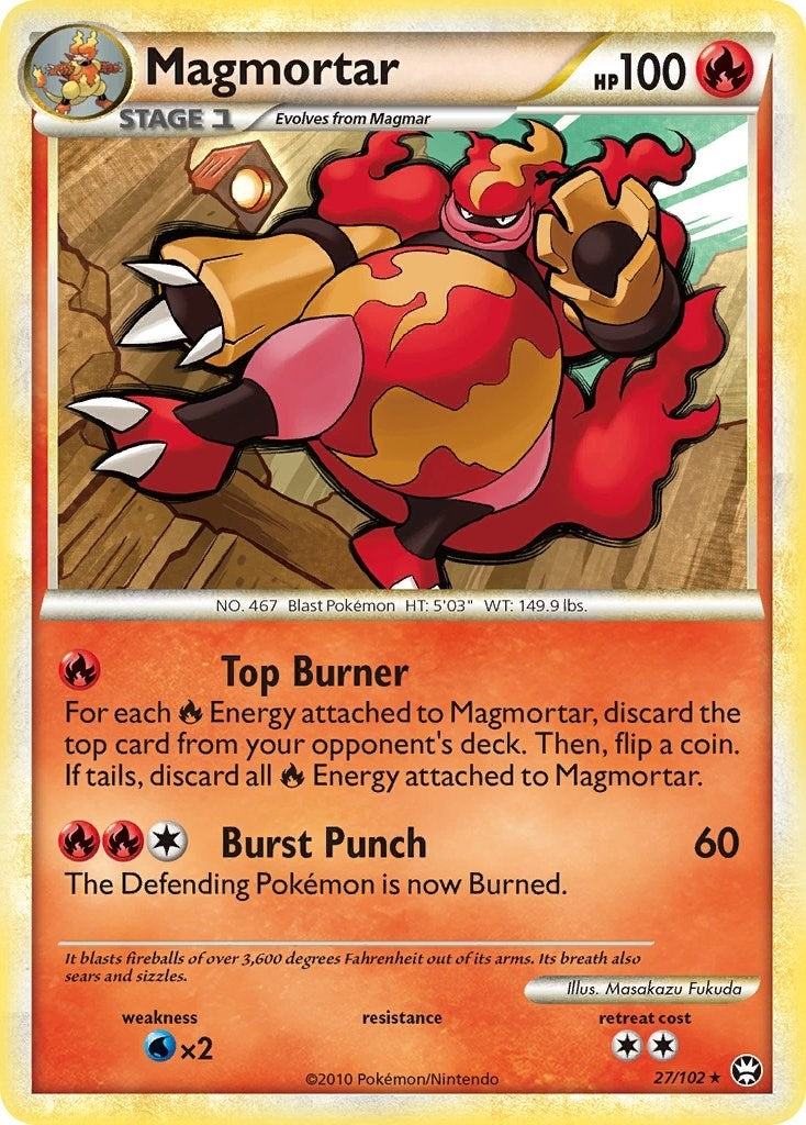 Image for Magmortar (Triumphant) (27/102) - Pokemon