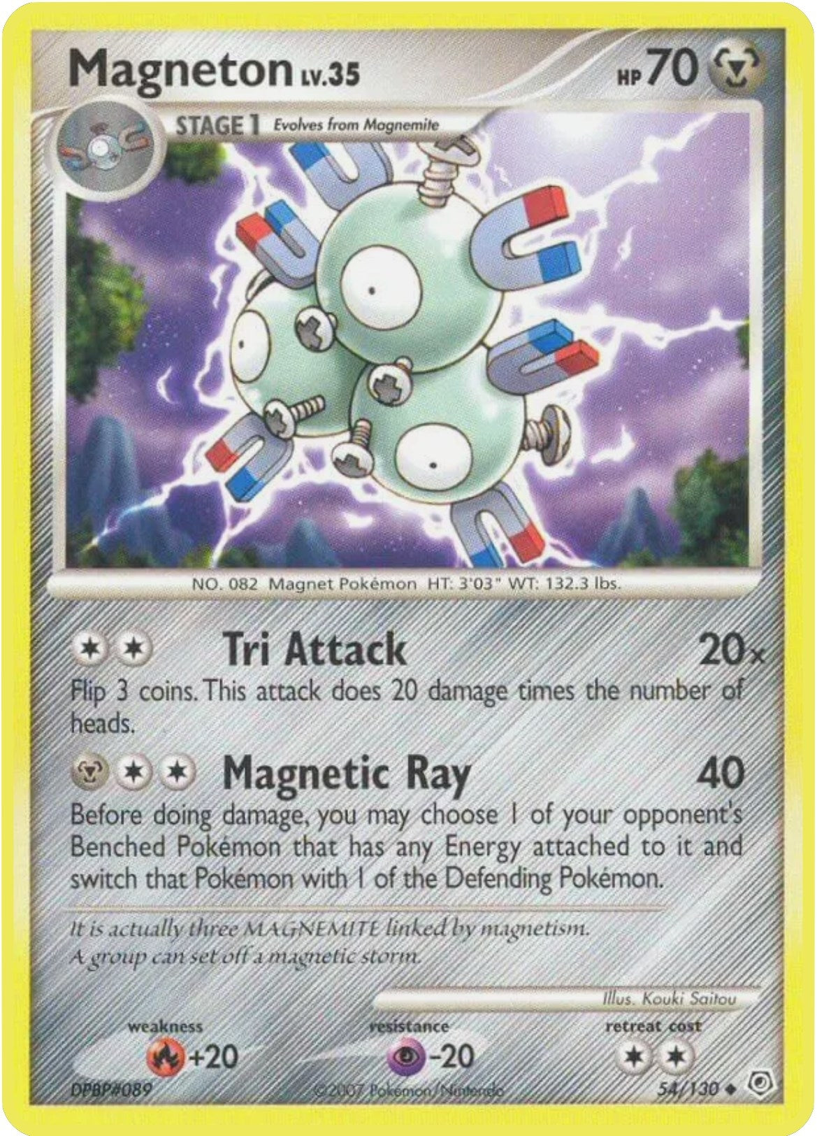 Image for Magneton (Diamond and Pearl) (54/130) - Pokemon