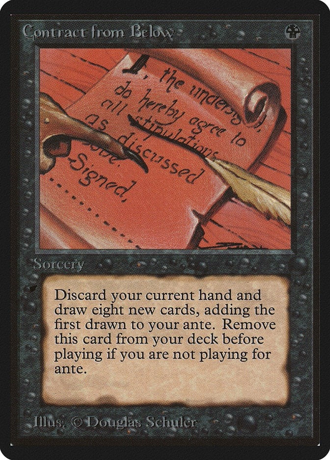 Image for Contract from Below (Beta Edition) - Magic: The Gathering