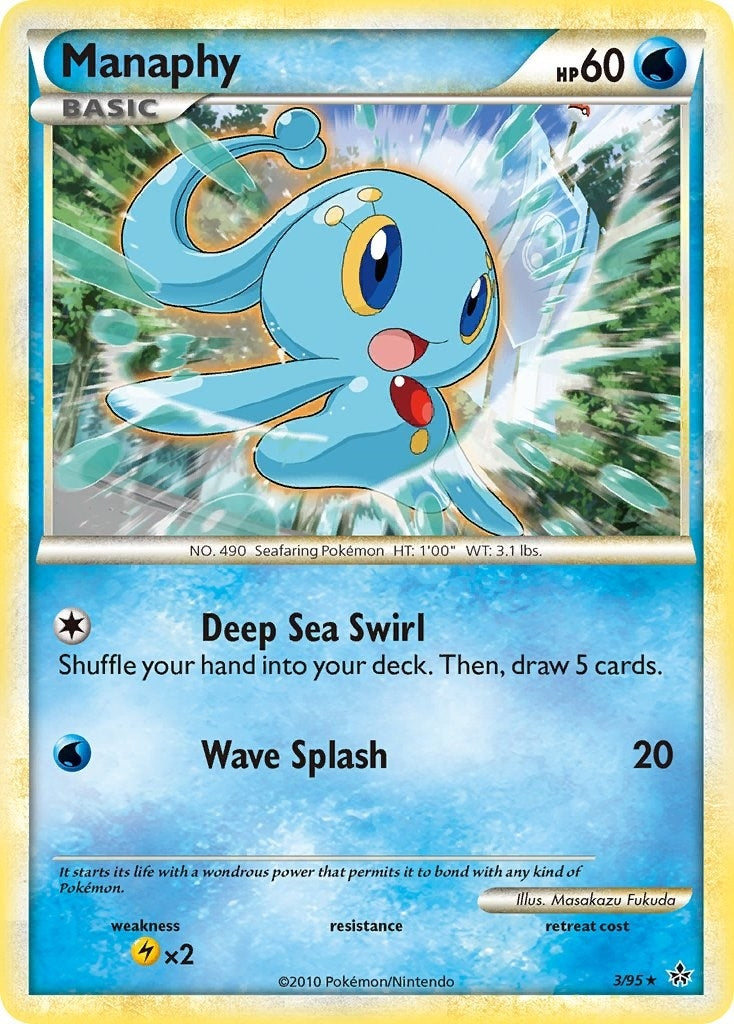 Image for Manaphy (Unleashed) (3/95) - Pokemon