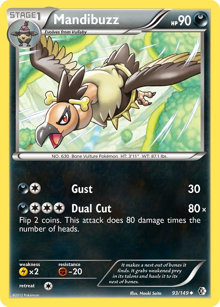 Image for Mandibuzz (Boundaries Crossed) (93/149) - Pokemon