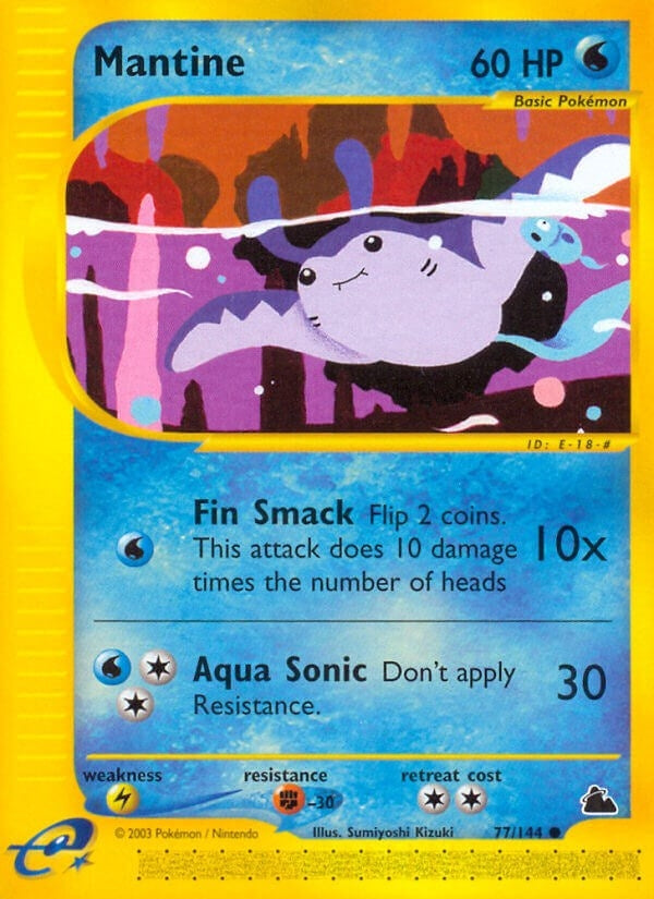 Image for Mantine (Skyridge) (077/144) - Pokemon