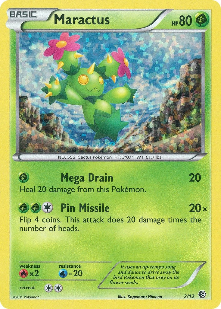 Image for Maractus (McDonald's Promos 2011) (002/012) - Pokemon