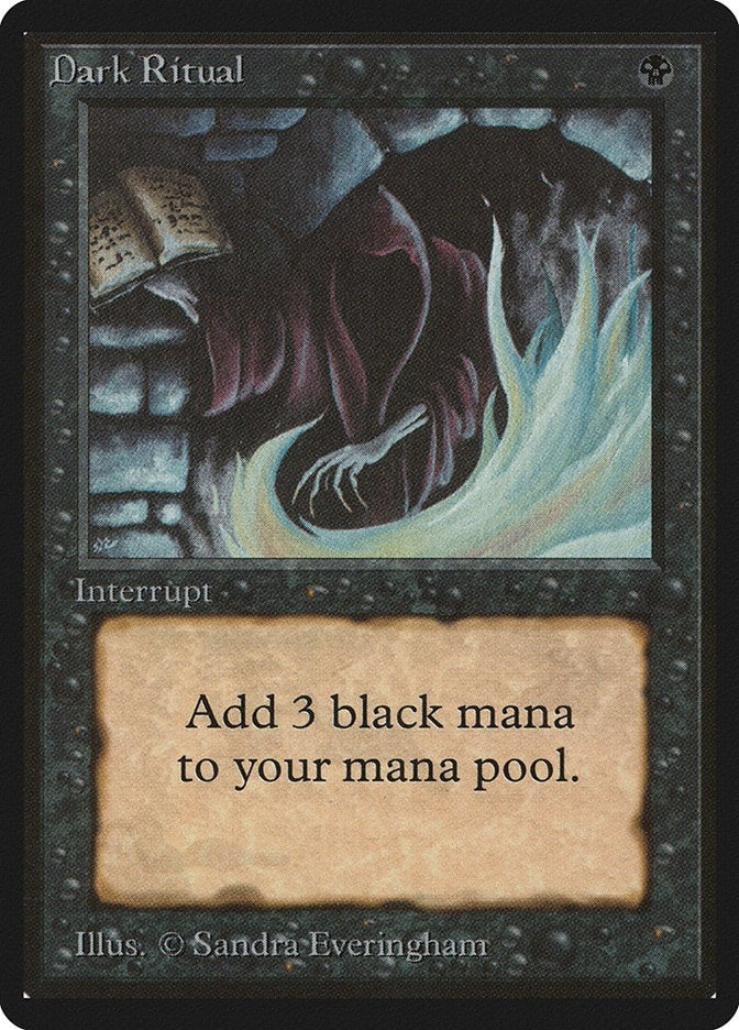 Image for Dark Ritual (Beta Edition) - Magic: The Gathering