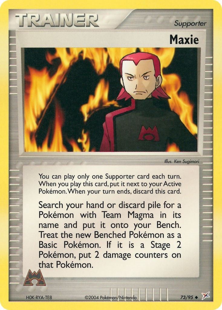 Image for Maxie (Team Magma vs Team Aqua) (73/95) - Pokemon