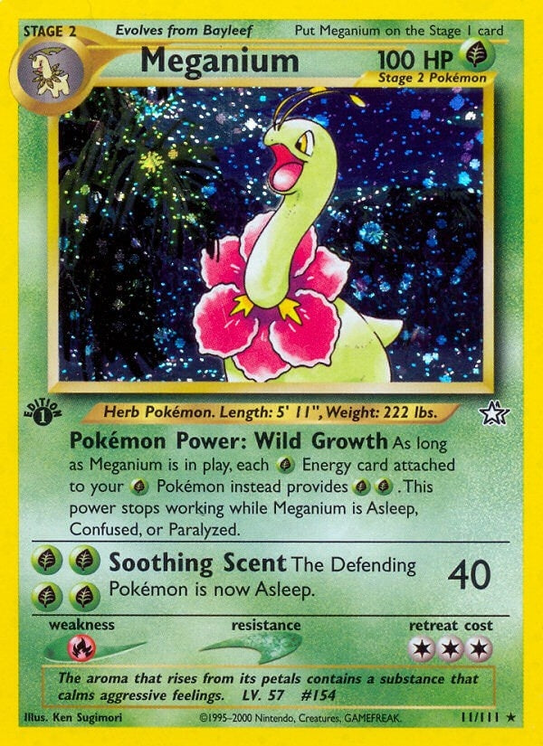 Image for Meganium (11) (Neo Genesis) (011/111) - Pokemon