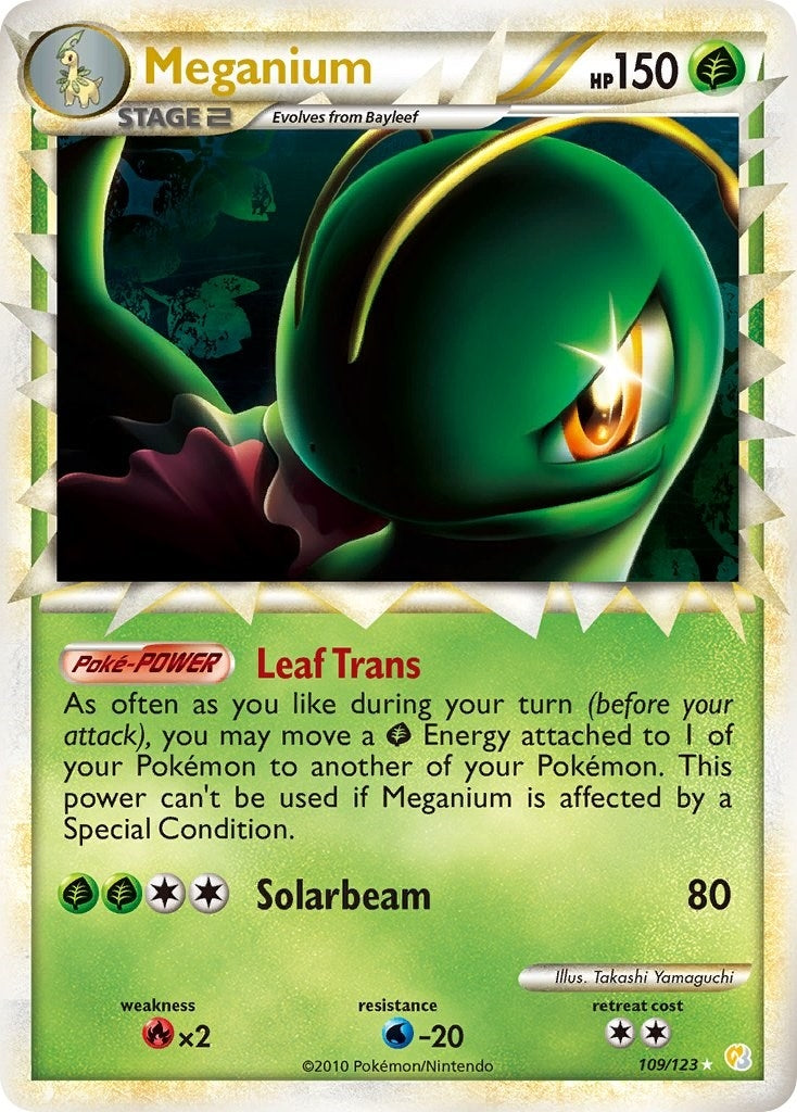 Image for Meganium (Prime) (HeartGold SoulSilver) (109/123) - Pokemon