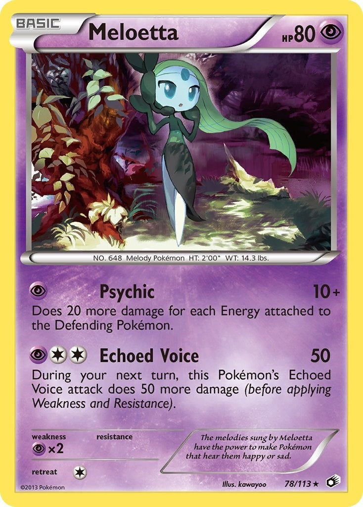 Image for Meloetta (78) (Legendary Treasures) (78/113) - Pokemon
