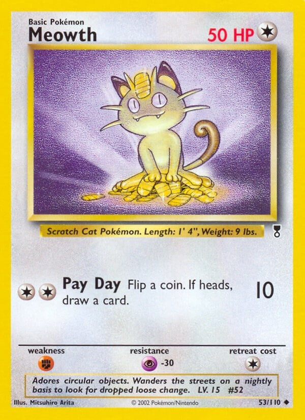 Image for Meowth (Legendary Collection) (053/110) - Pokemon