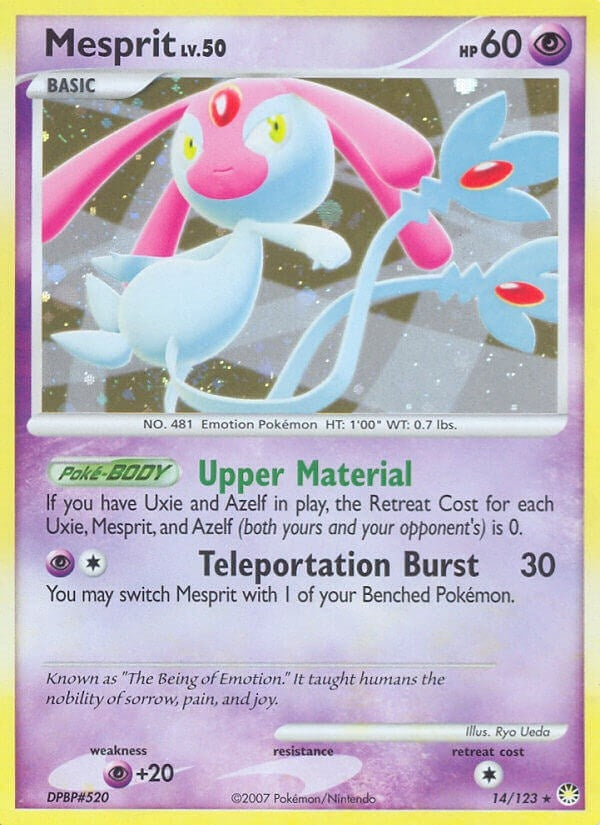 Image for Mesprit (Mysterious Treasures) (14/123) - Pokemon