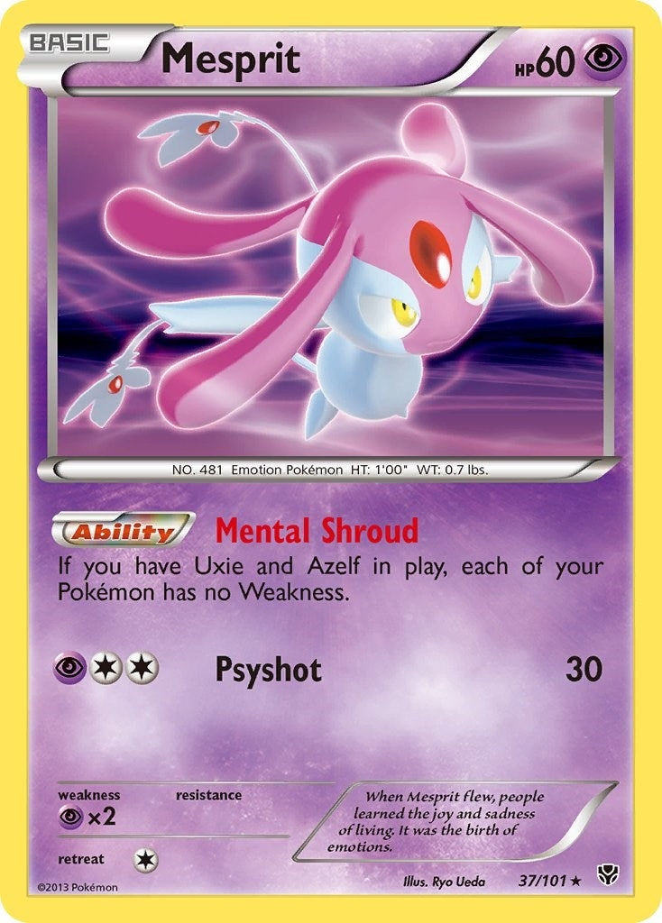 Image for Mesprit (Plasma Blast) (37/101) - Pokemon