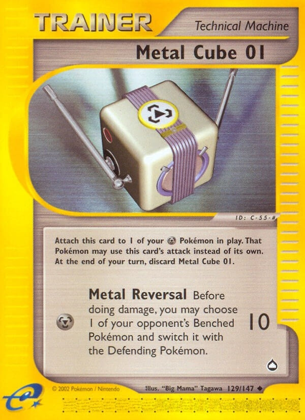 Image for Metal Cube 01 (Aquapolis) (129/147) - Pokemon