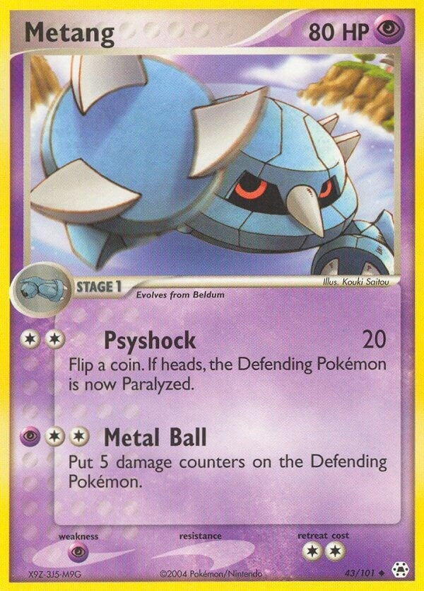 Image for Metang (Hidden Legends) (43/101) - Pokemon