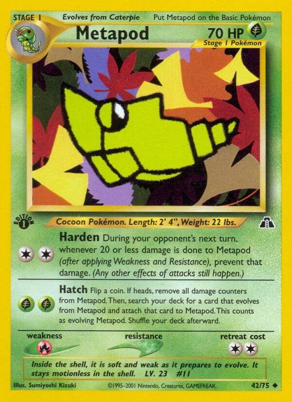 Image for Metapod (Neo Discovery) (42/75) - Pokemon