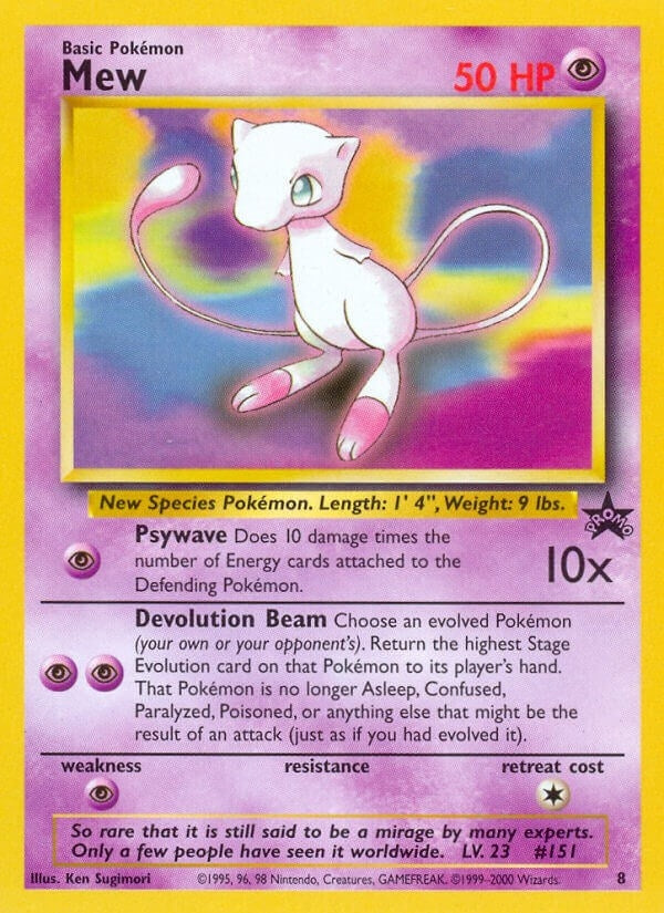 Image for Mew (8) (WoTC Promo) (8) - Pokemon