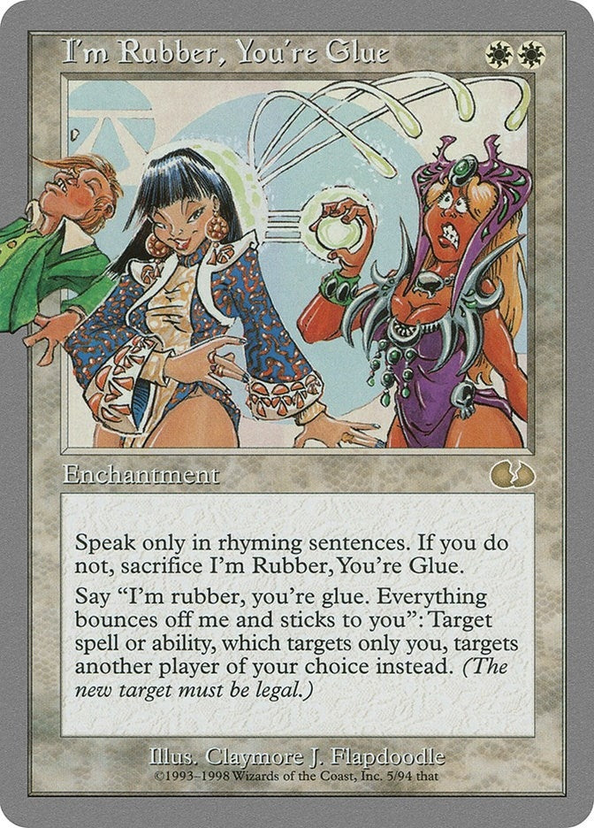 Image for I'm Rubber, You're Glue (Unglued) (5) - Magic: The Gathering