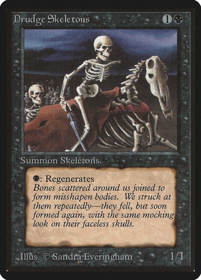 Image for Drudge Skeletons (Beta Edition) - Magic: The Gathering