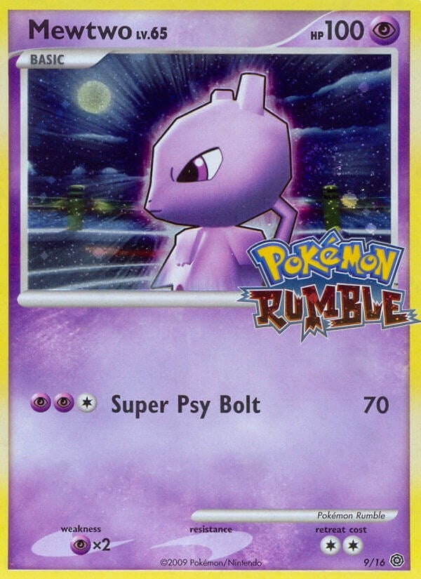 Image for Mewtwo (Rumble) (9) - Pokemon