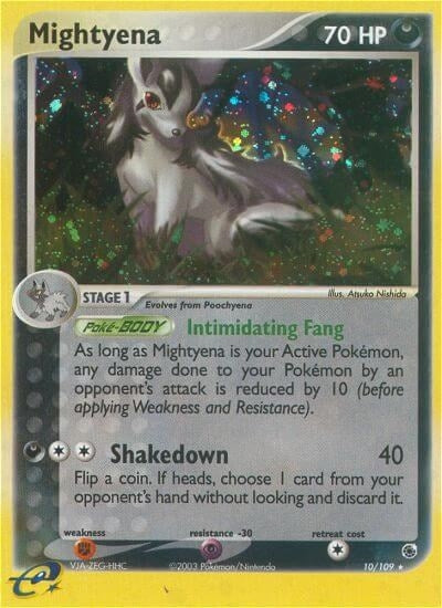 Image for Mightyena (Ruby and Sapphire) (10/109) - Pokemon