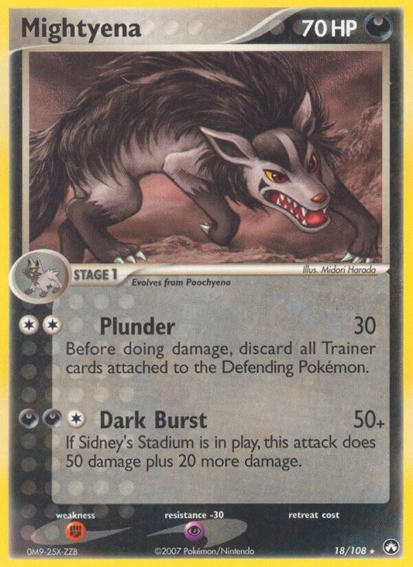 Image for Mightyena (Power Keepers) (18/108) - Pokemon