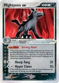Image for Mightyena ex (Holon Phantoms) (101/110) - Pokemon