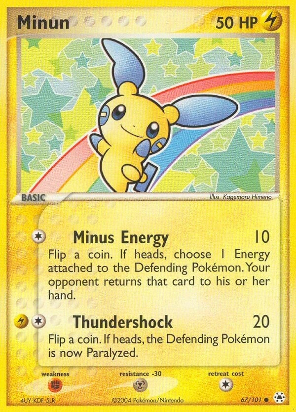Image for Minun (Hidden Legends) (67/101) - Pokemon