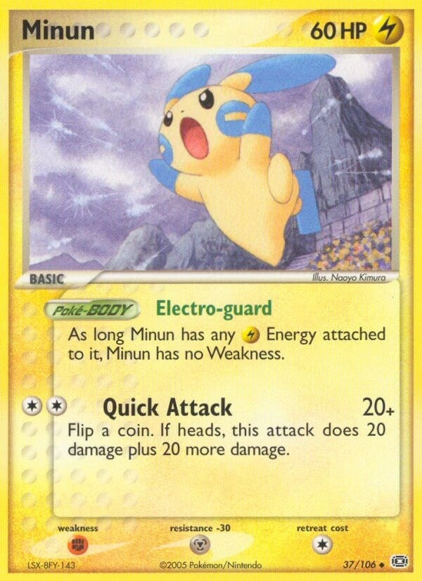 Image for Minun (Emerald) (37/106) - Pokemon