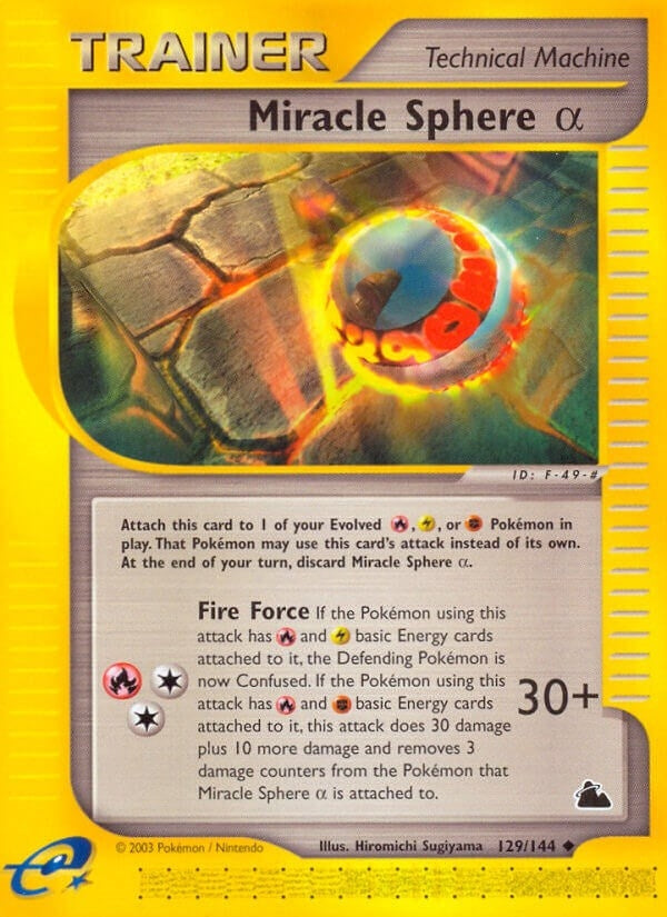 Image for Miracle Sphere Alpha (Skyridge) (129/144) - Pokemon