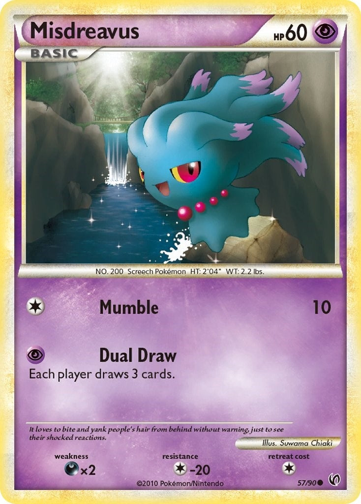 Image for Misdreavus (Undaunted) (57/90) - Pokemon