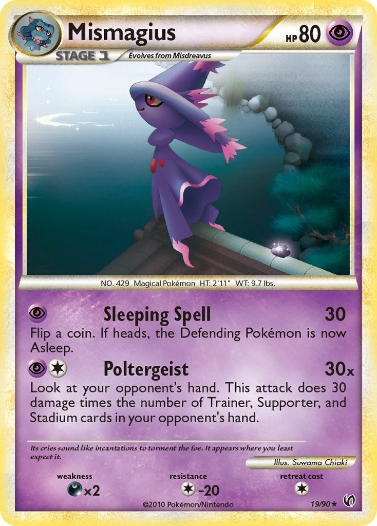 Image for Mismagius (Undaunted) (19/90) - Pokemon