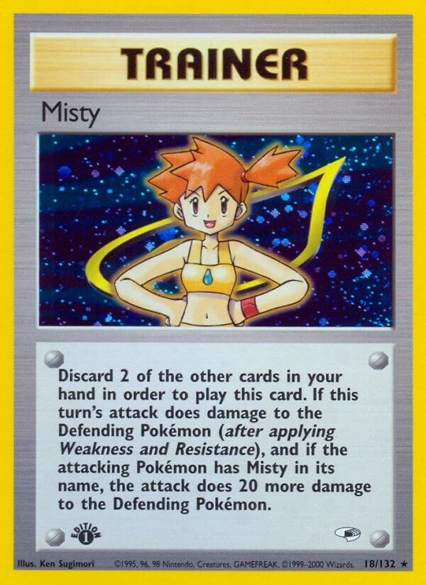 Image for Misty (18) (Gym Heroes) (018/132) - Pokemon