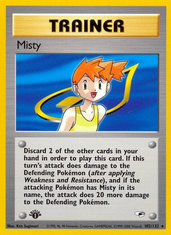 Image for Misty (102) (Gym Heroes) (102/132) - Pokemon