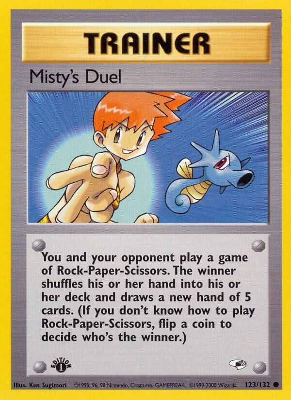 Image for Misty's Duel (Gym Heroes) (123/132) - Pokemon