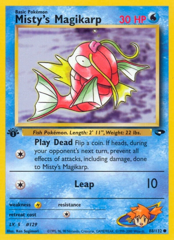 Image for Misty's Magikarp (Gym Challenge) (088/132) - Pokemon