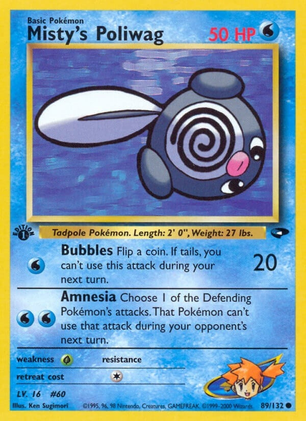 Image for Misty's Poliwag (Gym Challenge) (089/132) - Pokemon