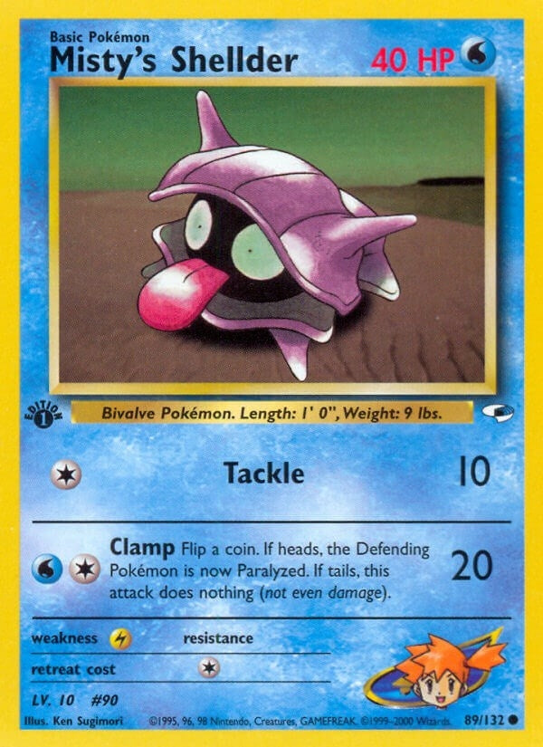 Image for Misty's Shellder (Gym Heroes) (089/132) - Pokemon