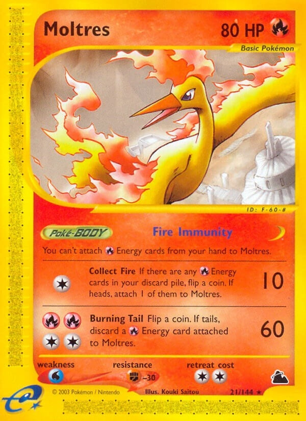 Image for Moltres (Skyridge) (021/144) - Pokemon